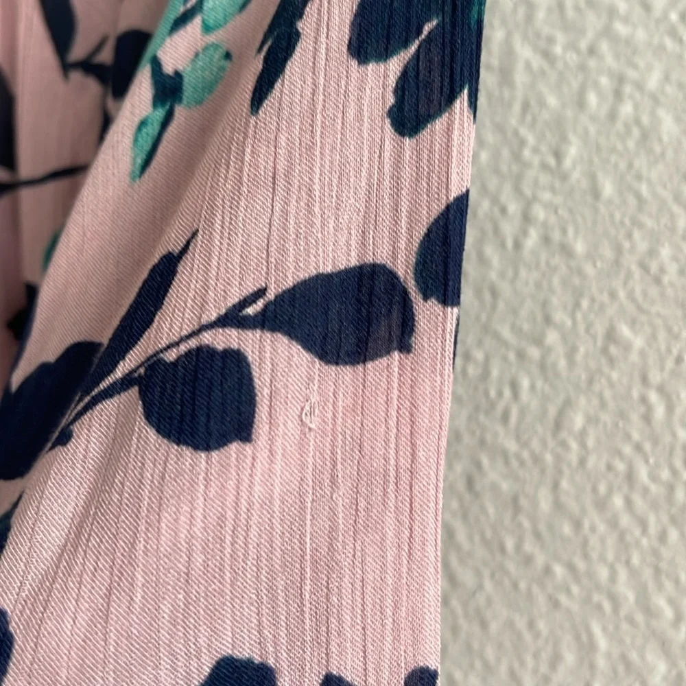 J.Jill Mauve Beautiful Blossoms Tunic top Size Small Petite - Picture 10 of 10